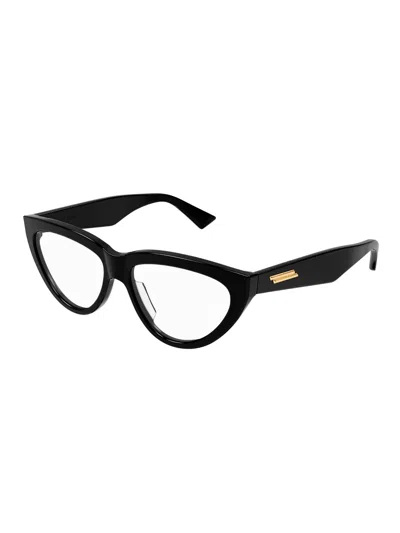 Bottega Veneta 1ebk4iu0a Glasses In 001 Black Black Transpare