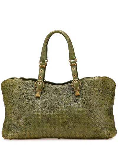 Pre-owned Bottega Veneta 2000-2007 Nappa Intrecciato Cornely Tote Bag