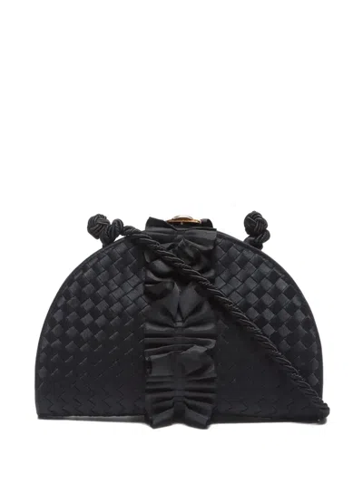 Pre-owned Bottega Veneta 2000-2020s Half-moon Shoulder Bag In 黑色