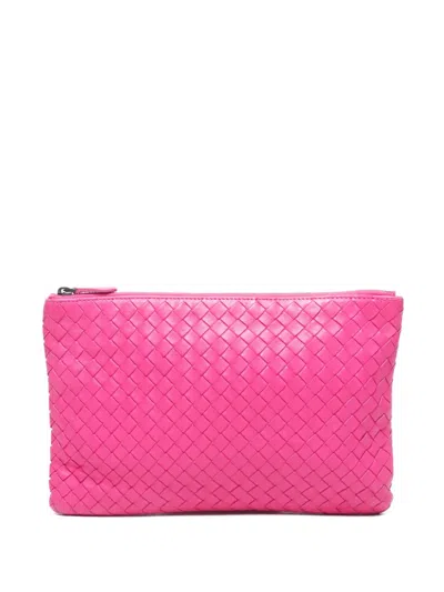 Pre-owned Bottega Veneta 2000-2020s Intrecciato Leather Clutch Bag