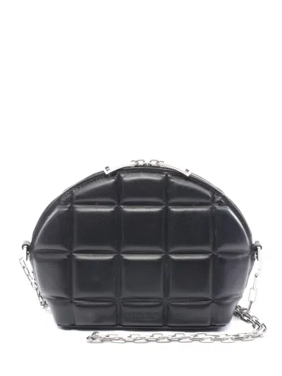Pre-owned Bottega Veneta 2000s Half Moon Shoulder Bag In Black