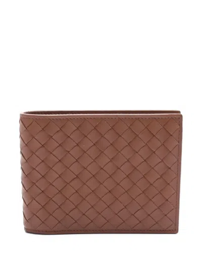 Pre-owned Bottega Veneta 2000s Intrecciato Bi-fold Wallet