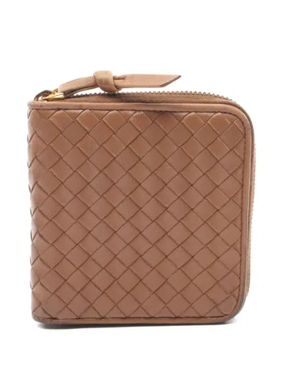 Pre-owned Bottega Veneta 2000s Intrecciato Wallet