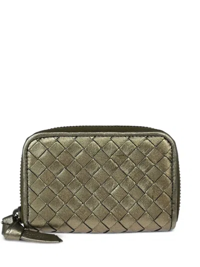 Pre-owned Bottega Veneta 2007 Intrecciato Zip Wallet