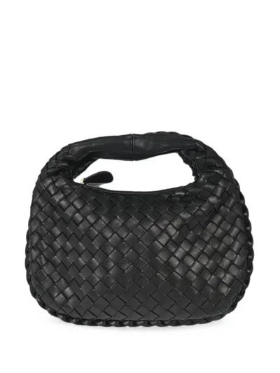 Pre-owned Bottega Veneta 2008 Intrecciato Handbag In Black