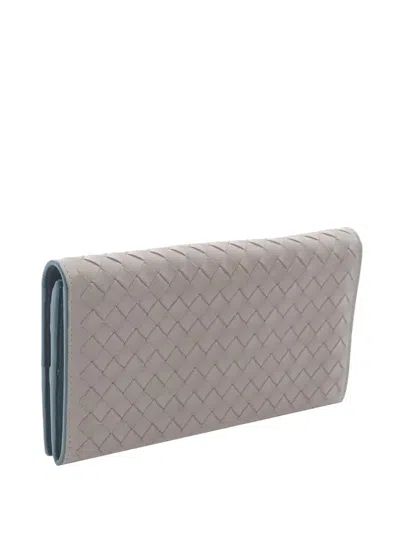 Pre-owned Bottega Veneta 2010-2025 Leather Intrecciato Wallet Long Wallets In Brown