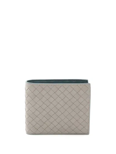 Pre-owned Bottega Veneta 2010 Intrecciato Wallet In Grey