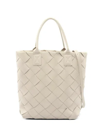 Pre-owned Bottega Veneta 2010s 30 Maxi Cabat Tote Bag In Neutral