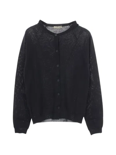 Pre-owned Bottega Veneta 2010s Button-up Cardigan In Blue