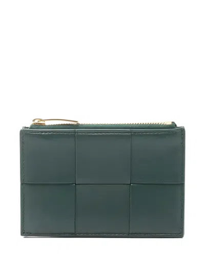 Pre-owned Bottega Veneta 2010s Cassette Card Case In Green