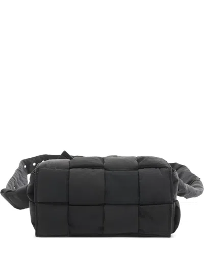 Pre-owned Bottega Veneta 2010s Cassette Padded Cross Body Bag In Black