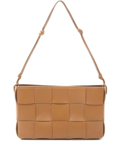 Pre-owned Bottega Veneta 2010s Cassette Shoulder Bag In Brown