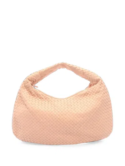 Pre-owned Bottega Veneta 2010s Intrecciato Clutch Bag In Pink