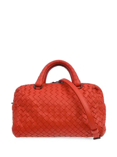 Pre-owned Bottega Veneta 2010s Intrecciato Handbag In Red