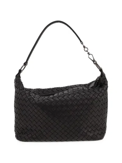 Pre-owned Bottega Veneta 2010s Intrecciato Leather Tote Bag In Black