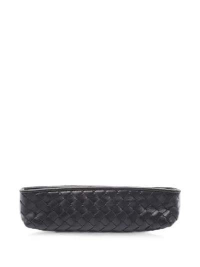 Pre-owned Bottega Veneta 2010s Intrecciato Pencil Case In Black