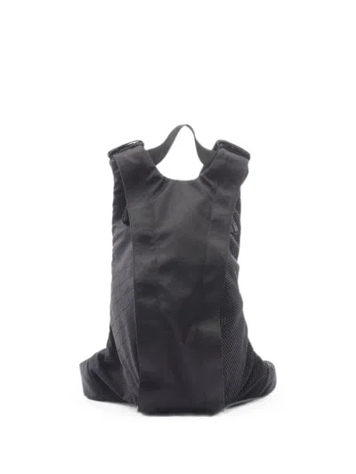 Pre-owned Bottega Veneta 2010s Intrecciato-effect Backpack In Black