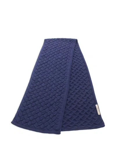 Pre-owned Bottega Veneta 2010s Knitted Patterned Scarf
