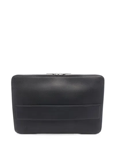 Pre-owned Bottega Veneta 2010s Leather Clutch Bag In Black