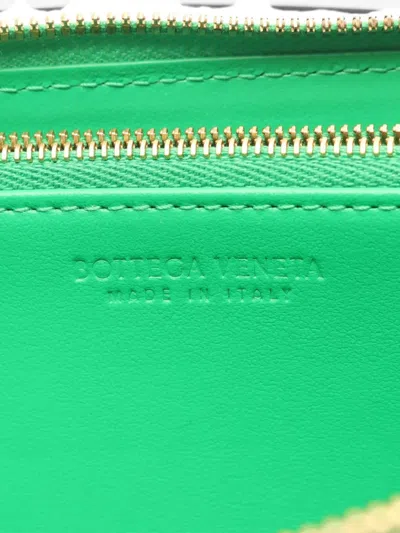 Pre-owned Bottega Veneta 2010s Maxi Intrecciato Wallet In Green
