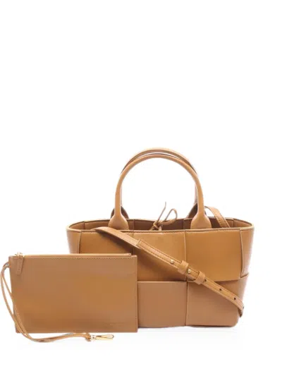 Pre-owned Bottega Veneta 2010s Mini Arco 2way Tote Bag In Neutrals