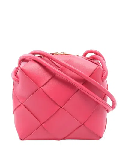Pre-owned Bottega Veneta 2010s Mini Cassette Camera Shoulder Bag In Pink