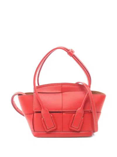 Pre-owned Bottega Veneta 2010s Mini The Arco Handbag In Red