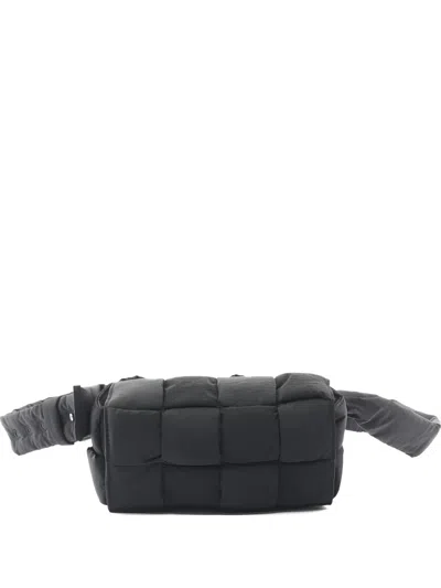 Pre-owned Bottega Veneta 2010s Padded Cassette Belt Bag In Black