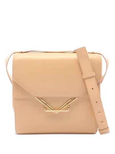Pre-owned Bottega Veneta 2010s The Clip Shoulder Bag In Neutrals