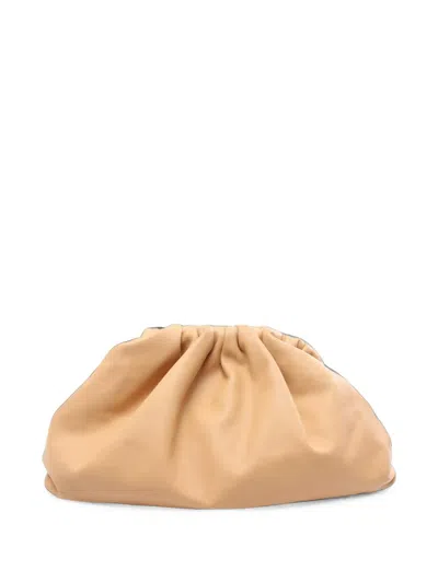 Pre-owned Bottega Veneta 2010s The Pouch Clutch Bag In Neutrals