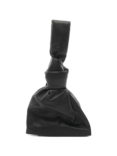 Pre-owned Bottega Veneta 2010s The Twist Knotted Clutch Bag In Black