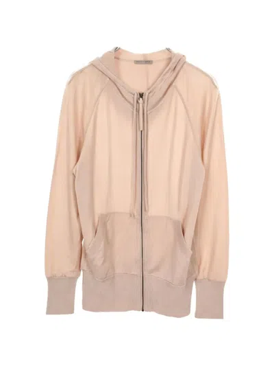 Pre-owned Bottega Veneta 2010s Zip-up Cashmere Hoodie In Neutral
