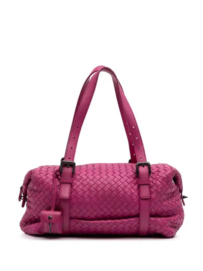 Pre-owned Bottega Veneta 2011 Nappa Intrecciato Montaigne Shoulder Bag