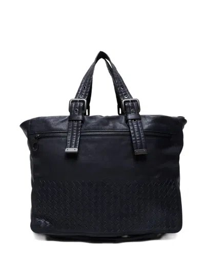 Pre-owned Bottega Veneta 2012-2024 Intrecciato Handbag In Black