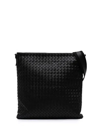 Pre-owned Bottega Veneta 2012-2024 Leather Intrecciato Crossbody Bag
