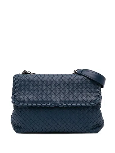 Pre-owned Bottega Veneta 2012-2024 Medium Nappa Intrecciato Olimpia Shoulder Bag