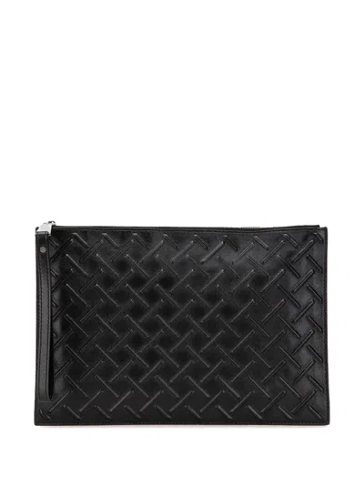 Pre-owned Bottega Veneta 2012-2024 Nappa Graphic Clutch Bag