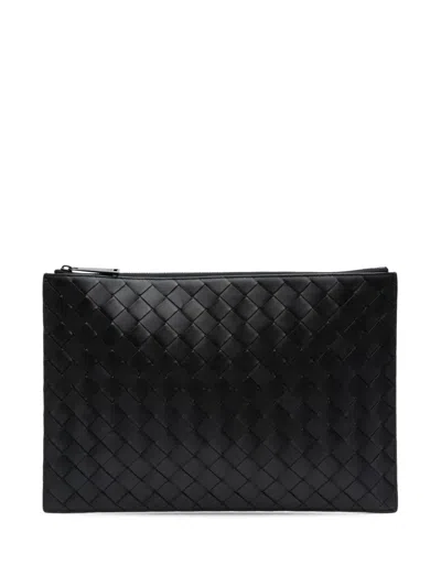 Pre-owned Bottega Veneta 2012-2024 Nappa Intrecciato Clutch Bag