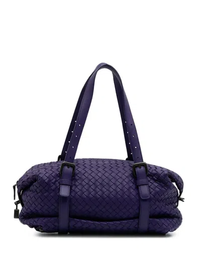 Pre-owned Bottega Veneta 2012-2024 Nappa Intrecciato Montaigne Shoulder Bag
