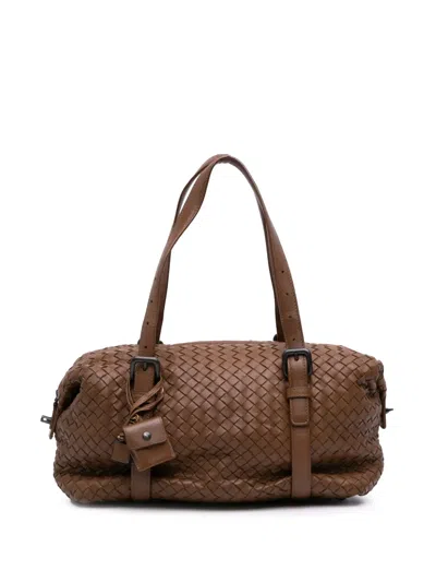 Pre-owned Bottega Veneta 2012-2024 Nappa Intrecciato Montaigne Shoulder Bag