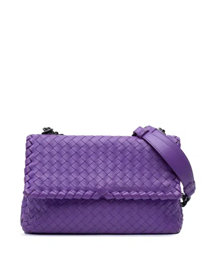 Pre-owned Bottega Veneta 2012-2024 Small Nappa Intrecciato Olimpia Shoulder Bag