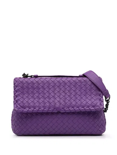 Pre-owned Bottega Veneta 2012-2024 Small Nappa Intrecciato Olimpia Shoulder Bag
