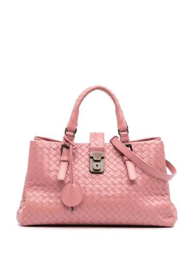 Pre-owned Bottega Veneta 2012-2024 Small Nappa Intrecciato Roma Satchel