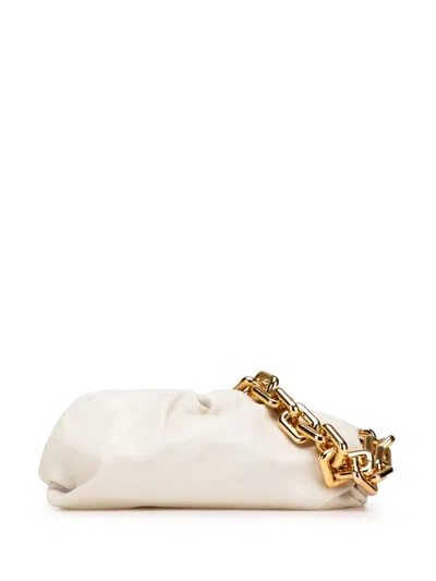 Pre-owned Bottega Veneta 2012-2025 Lambskin Chain Pouch Shoulder Bag
