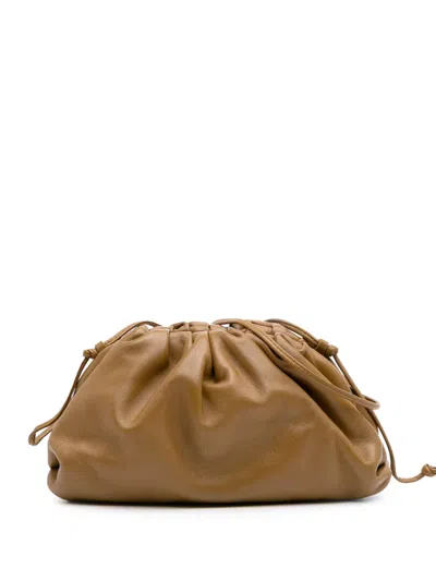 Pre-owned Bottega Veneta 2012-2025 Lambskin The Mini Pouch Crossbody Bag
