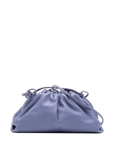 Pre-owned Bottega Veneta 2012-2025 Lambskin The Mini Pouch Crossbody Bag In Purple