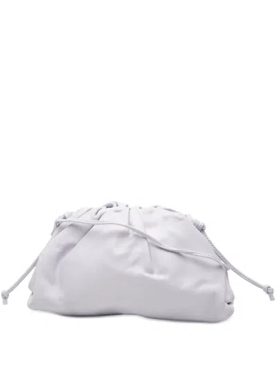 Pre-owned Bottega Veneta 2012-2025 Lambskin The Mini Pouch Crossbody Bag In Purple