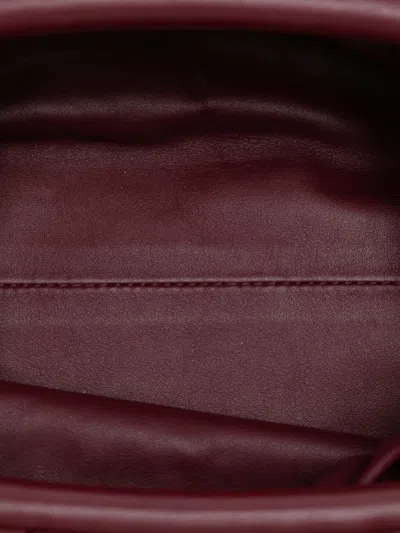 Pre-owned Bottega Veneta 2012-2025 Lambskin The Mini Pouch Crossbody Bag In Red