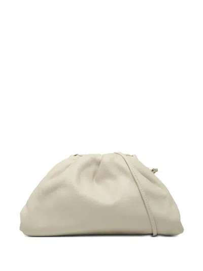 Pre-owned Bottega Veneta 2012-2025 Lambskin The Mini Pouch Crossbody Bag In White