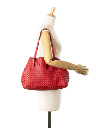 Pre-owned Bottega Veneta 2012-2025 Medium Nappa Intrecciato Cesta Tote Bag